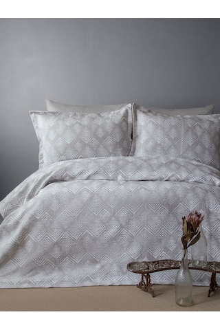 Bedline Tek Yatak Örtüsü Çift Kişilik Areca Vizon 230x240 Cm