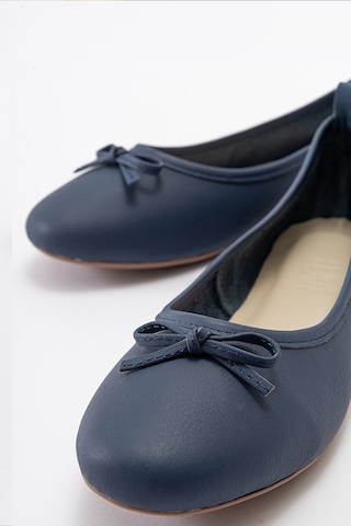 Luvishoes Cilt Kadın Babet 01 Lacivert
