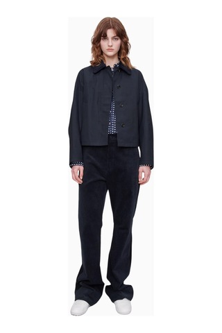 A.p.c Becca Jacket Su Itici Kısa Kesim Kadın Ceket Koyu Lacivert