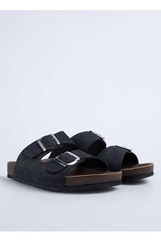 Cotton Bar Siyah Erkek Terlik Enoray