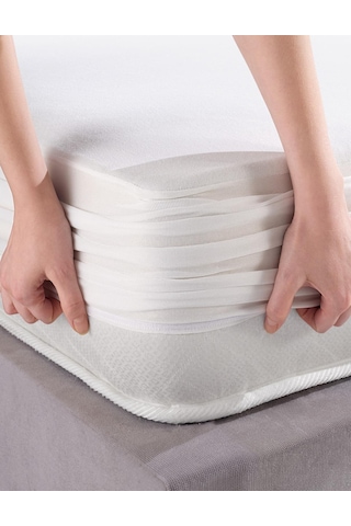 Çettex %100 Pamuk Fitted Full Kenar Sıvı Geçirmez Yatak Koruyu