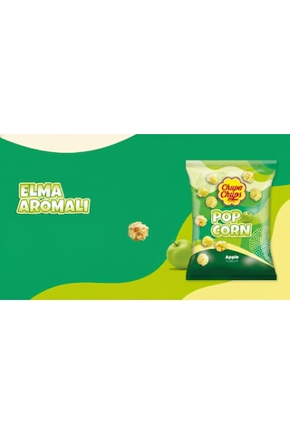 Chupa Chups Pop Corn Apple - Elma Aromalı Patlamış Mısır 90 Gr
