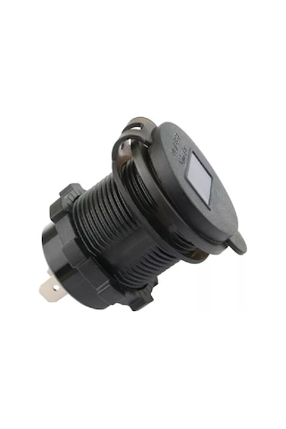 Voltmetreli Usb Portu 4.2a 12v 24v Yeşil Led Işıklı