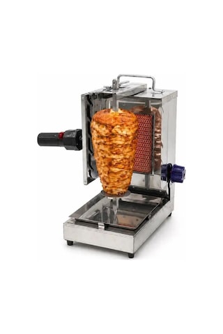 Mini Döner Ve Şiş Ocağı - Pilli Versiyon - Orcamp Sb-645 Açık Kahverengi