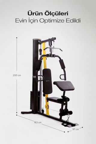 Proforce Emh07- Tek Kişilik Çok Fonksiyonlu Ayarlanabilir Ağırlık Çalışma İstasyonu