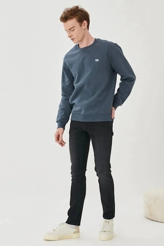 Lee Luke Slim Fit Düşük Bel Denim Esnek Jean Kot Pantolon Siyah