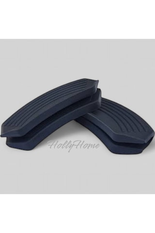 2 Adet Silikon Tencere Tava Tutacağı Yanmaz Yapışmaz Tutamaç Set 9 X 4 Cm Siyah Silikon Çok Renkli Diğer