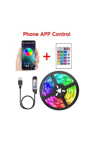 Tv Arka Plan Duvarı, Yatak Odası Dekorasyonu İçin Dc 5vrgb Uzaktan Kumanda Işığı İl Kontrolü Neon Işığı Led Aydınlatmalar 56668385