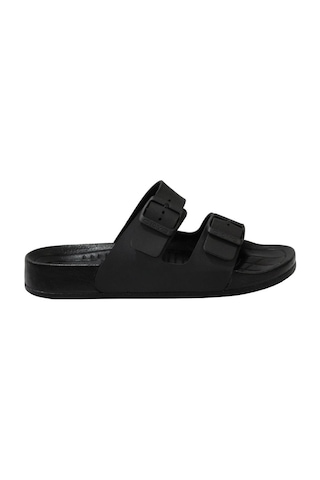 Ceyo Bermuda-M2 Siyah Ortapedik Erkek Terlik & Sandalet - 412668958