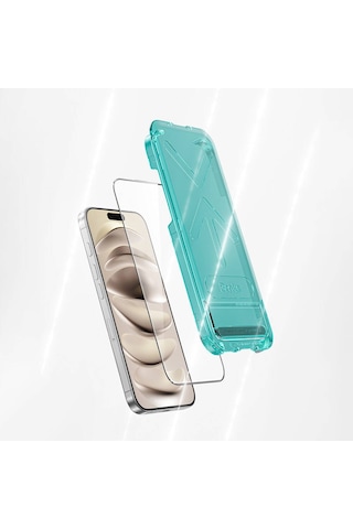 Apple Uyumlu iPhone 14 Pro Max Hd 0.3mm Cam Ekran Koruyucu Benks Glass Warrior Uygulama Aparatlı