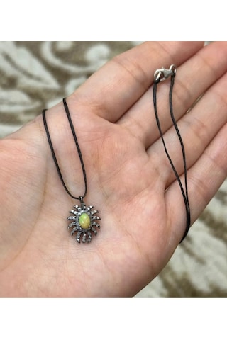 Allahverdi Türkmen Opal Elmas Kolye 095