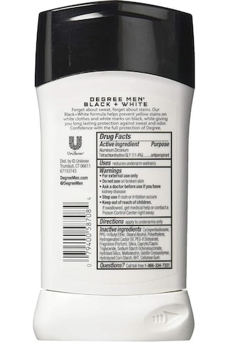 Degree Men Ultraclear Black + White Erkek Stick Deodorant 76 g
