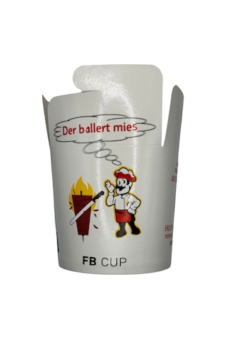 Fb Cup Döner Box Beyaz Food Box 26 Oz 500 Adet
