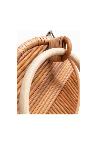 Bohem Rattan Banyo Havlu Askısı, Askılık, Iskandinav, Modern,