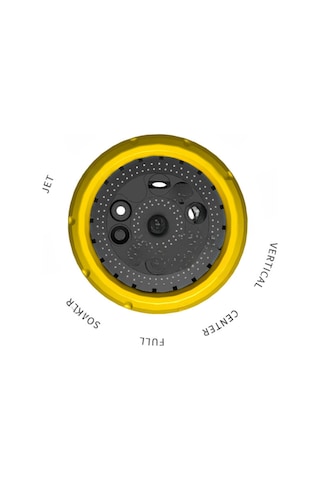 Moveevo Huabangshi Hbs-8422 10 Fonksiyonlu Basınçlı Yıkama/sulama Sprey Seti 4'lü , Abs+tpr Kaplama, Büyük Su Akışı Ve Mesafe, Otomatik Akış Modu Ayarı