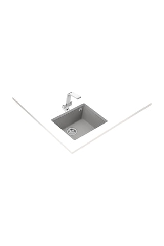 Teka Square 50.40 Tg Tek Hazneli Tegranite+ Eviye - Stone Grey - 115230021
