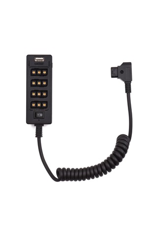 Andoer D-tap B Tipi Soket D-tap Erkek-8 Portlu Güç Kaplosu D9817