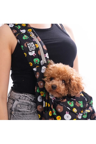 Pawstar Osaka Smile Crossbody Küçük Irk Köpek Çapraz Taşıma Çantası