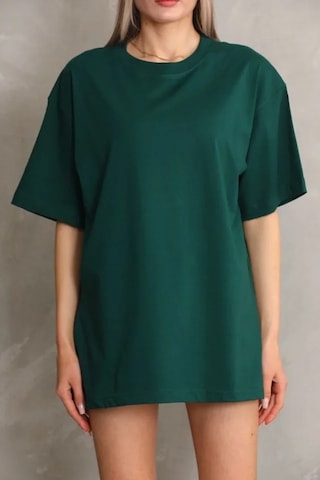 Modi Regular Fit Tişört Bisiklet Yaka Yazlık Kısa Kol Basıc T-shirt - Yeşil Açık Nane Yeşili-ss19