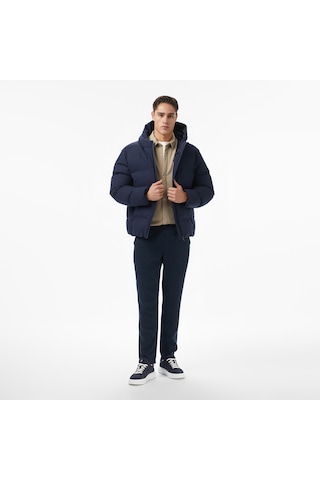 Nautica Erkek Lacivert Regular Fit Mont Desenli J57010t Lacivert