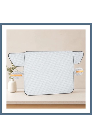 Buradabulabilirsin Buz Önleyici Oto Branda 230x120 Cm Ayna Kapaklı, Emniyet Kanatlı Bbz
