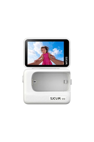 Sjcam S10 Dönebilen Ekranlı 4k/30 Fps Aksiyon Kamerası - Beyaz