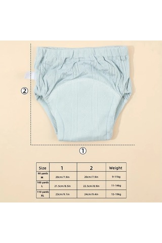 Maxaccess Yıkanabilir Pastel Bebek Bezleri XL 33 - 41 Kg Mavi - Yeşil - Beyaz