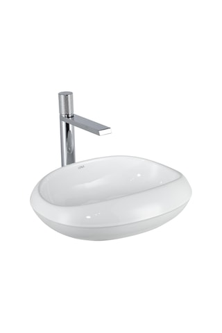 Lena EY-4710 Tezgah Üstü Lavabo Beyaz