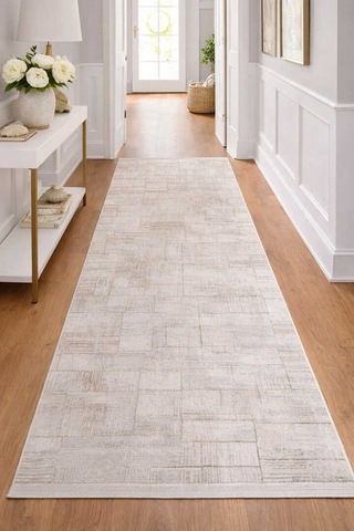 Etro Dekoratif Modern Akrilik Makine Halısı Et10 Bej