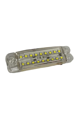 12v-24v Parmak Lamba 18-ledli Beyaz 100 27 Mm