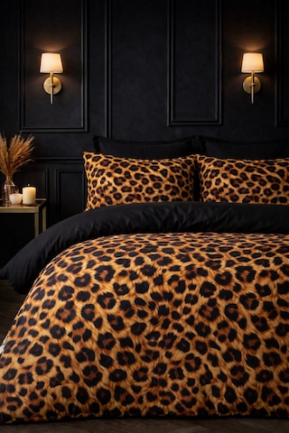 More Home Çift Kişilik Yorgan Kılıfı + Yastık Kılıfı Çarşafsız Dijital Baskılı 3d 3 Boyutlu Leopar Desenli Siyah Çok Renkli More Home Çift Kişilik Yorgan Kılıfı + Yastık Kılıfı Çarşafsız Dijital Baskılı 3d 3 Boyutlu Leopar Desenli Siyah Çok Renkli