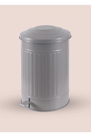 The Mia Çöp Kovası Mutfak 37 Lt Açık Gri Krn0033