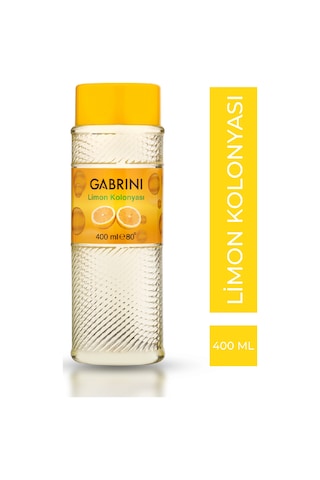 Gabrini 80 Derece Limon Kolonyası Pet Şişe 400 ML