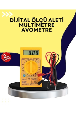Northcity Güvenilir Dijital Multimetre Elektrik Test Cihazı - Ac Dc Voltaj Akım Ölçer