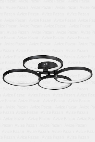 Konda 4lü Led Avize, Salon Avize, Oturma Odası Avize Çok Renkli