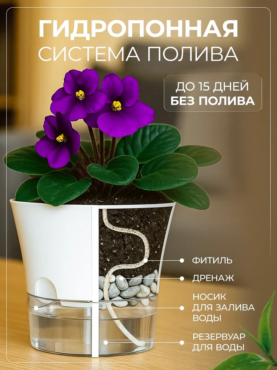 Atari Ev Bitkileri İçin Fitilli Otomatik Sulamalı Saksılar 431804619