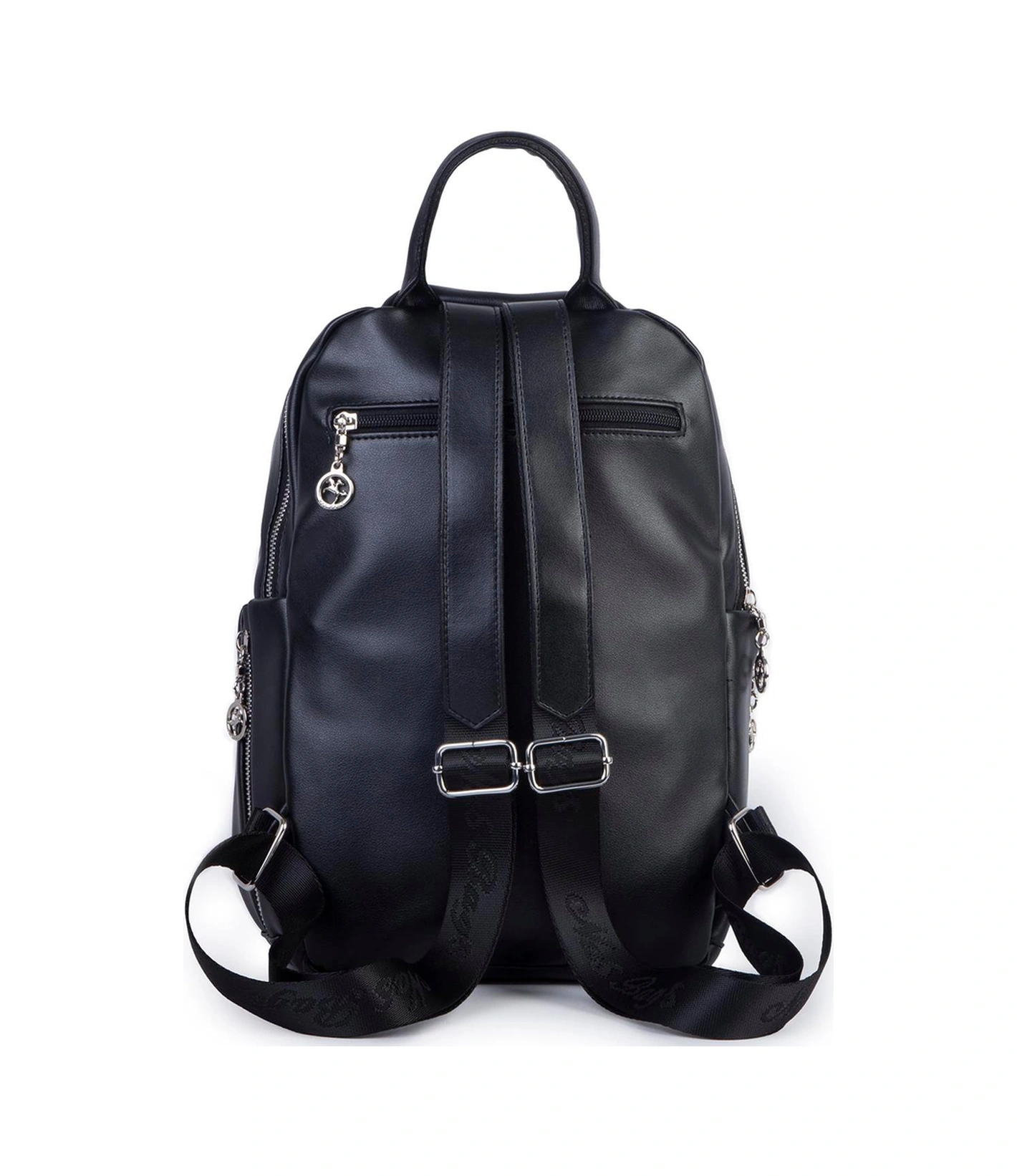 Nas Bag Kadın Çok Gözlü Sırt Çantası Siyah Nero Siyah