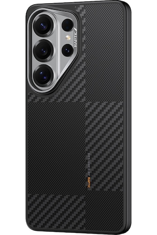 Samsung Uyumlu Galaxy S26 Ultra Kılıf M-safeli 600d Metal Kamera Çerçeveli Raptic Aramid Dual Kapak Siyah-gri Siyah - Gri