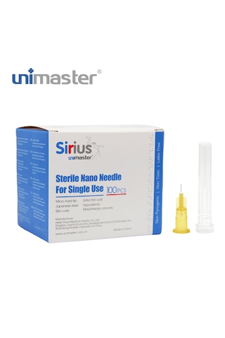 Unimaster Mezoterapi İğnesi 34 G X 2,5 Mm 100 Adet
