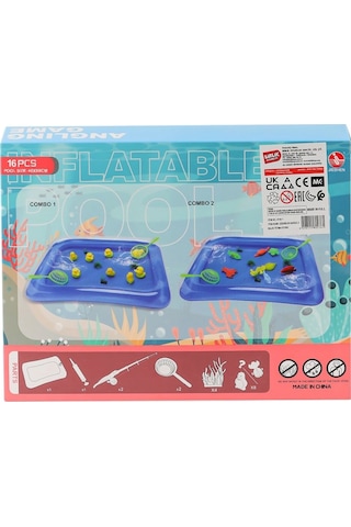 8159-1 Şişebilen Havuzlu Balık Tutma Oyunu -birliktoys