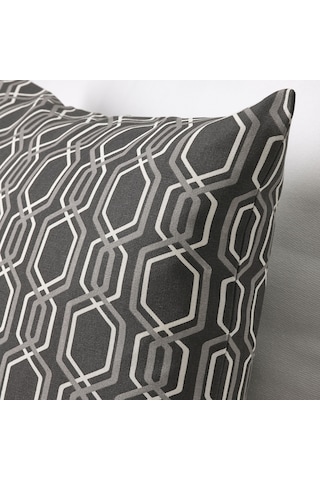 Ikea Jattepoppel Yastık Kılıfı 50 X 50 Cm Gri - Beyaz