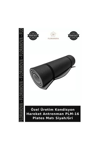Özel Üretim Kondisyon Hareket Antrenman Plm-16 Plates Matı Siyah/gri Siyah - Gri
