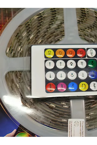 10 Metre, Led Şerit, Usb Bağlantılı, Kumandalı, Ambiyans Işığı Sdr-led-109 Çok Renkli