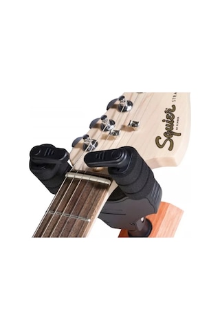 On Stage Gs8730wn Duvar Tipi Kilitli Gitar Standı Ceviz Şık A