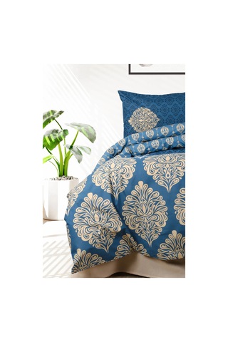 Aytunç Sultan %100 Pamuklu Çift Kişilik Nevresim Takımı 200x2... Lacivert