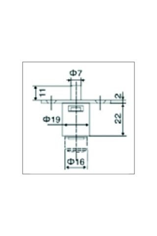 Canex Master İtmeli Çekmece Kilidi 10 Adet