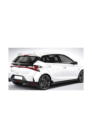 2020+ Hyundai I20 Yarasa Spoiler Plastik Beyaz Boyalı Sportif Tasarım Birebir Uyum
