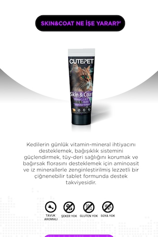 Kedi Bağışıklık & Tüy Güçlendirme Destek Paketi