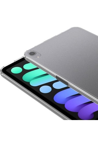 Uyumlu İpad Mini 2021 6 Nesil Kılıf Tablet Süper Silikon Kapak Renksiz Arka Kapak