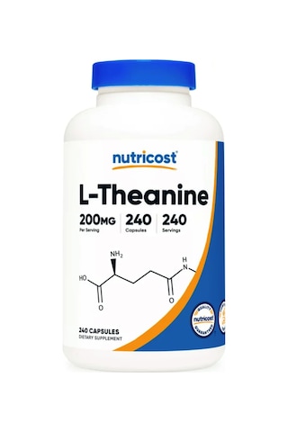 Nutricost L-theanine 200 Mg 240 Capsules.usa.43. Aromasız